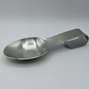 Amco Housewerks Silver Stainless Steel  8158. Spoon Rest  Rust-proof 18/8